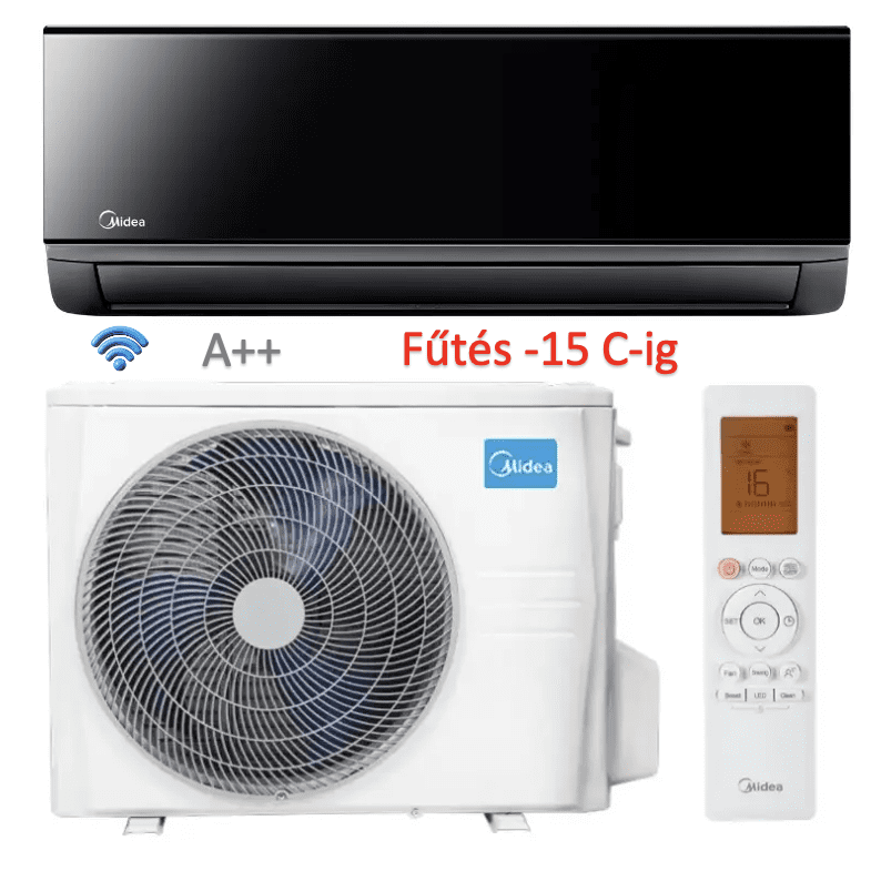 Midea Xtreme Save Black MG2X-12-BL-SP Klímaberendezés